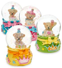 PM-81 Комплект из двенадцати шаров «Медвежонок - С Днем Рождения!»