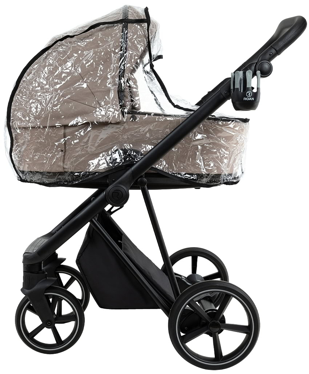 Детская коляска Roan Sol 2.0 2 в 1 SLL/31/T Hazel/Black/руч.Black