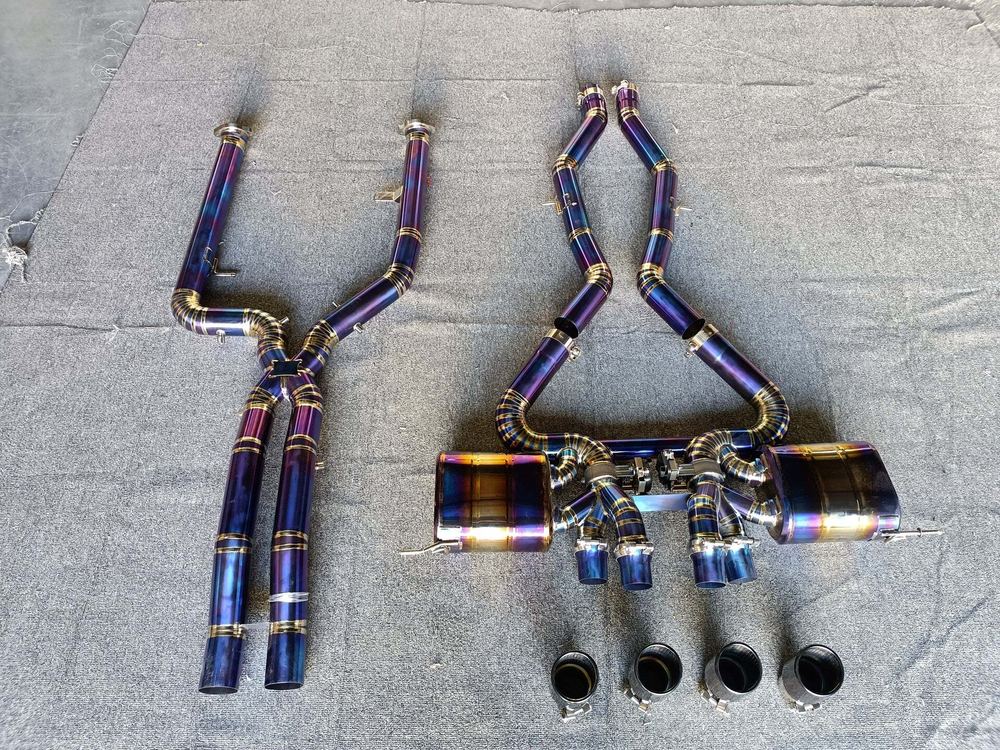 Титановая выхлопная система с заслонками для BMW M3 G80 M4 G82 2021+ 3.0 БМВ