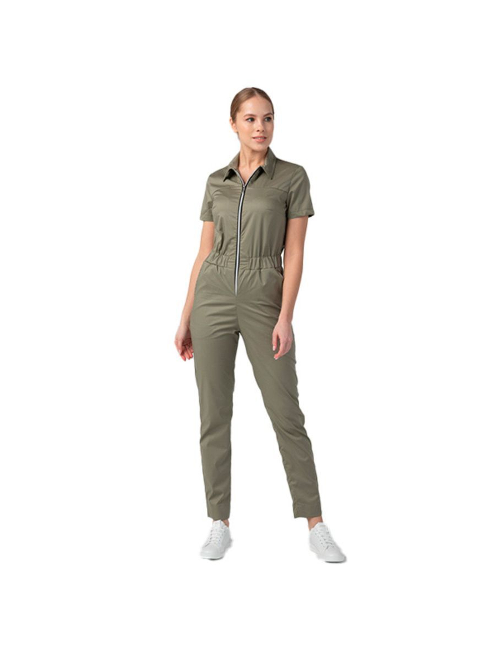 Комбинезон медицинский женский Dr. Nice DRN270, графит, 42