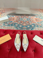 Louis Vuitton Met Slingback Ballerina
