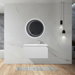 Тумба с раковиной Black&White Universe 90 см U918.900-2 glossy white