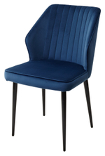 Стул М-City DISAUR Сиэтл -В (Seattle-V) Синий 29, Велюр, Черный каркас