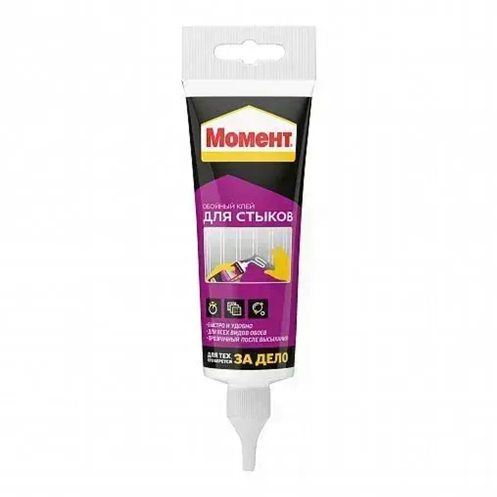 Клей для стыков и подклейки обоев Момент, 120 гр