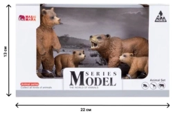 Мир диких животных Семья медведей