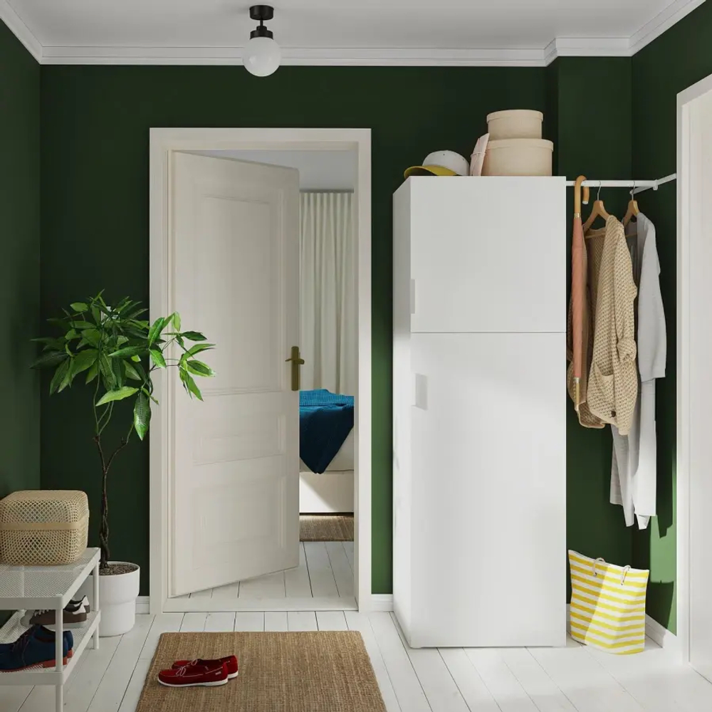 Штанга платяная - IKEA HJÄLPA/HJALPA, 13x36x54см, белый, ХЭЛПА ИКЕА