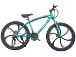 Велосипед Dinos 26" 21скор (стальная рама, диск. тормоз, Литые диски 6 лучей) Зеленый (DIN-40-2)