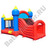 Спортивный надувной аттракцион "Маленький замок" с крышей