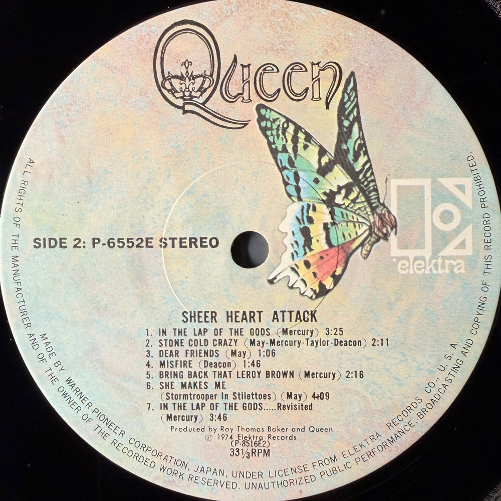 Queen ‎– Sheer Heart Attack (Япония 1981г.)Т
