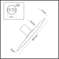 Настенно-потолочный светильник Odeon Light Stoflake 5078/45L