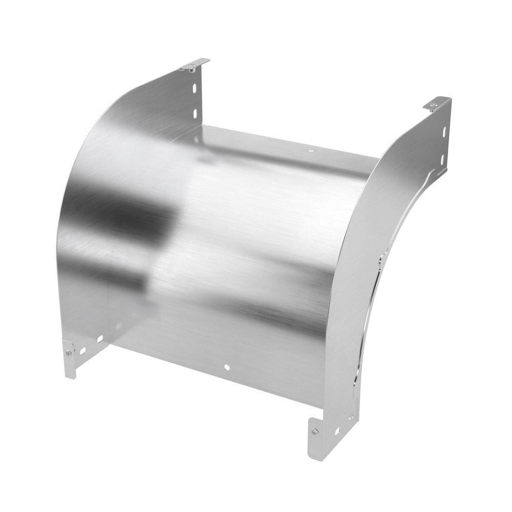 Угол вертикальный внешний 90 градусов 80х600, 0,8 мм, AISI 304 в комплекте с крепежными элементами и соединительными пластинами,необходимыми для монтажа