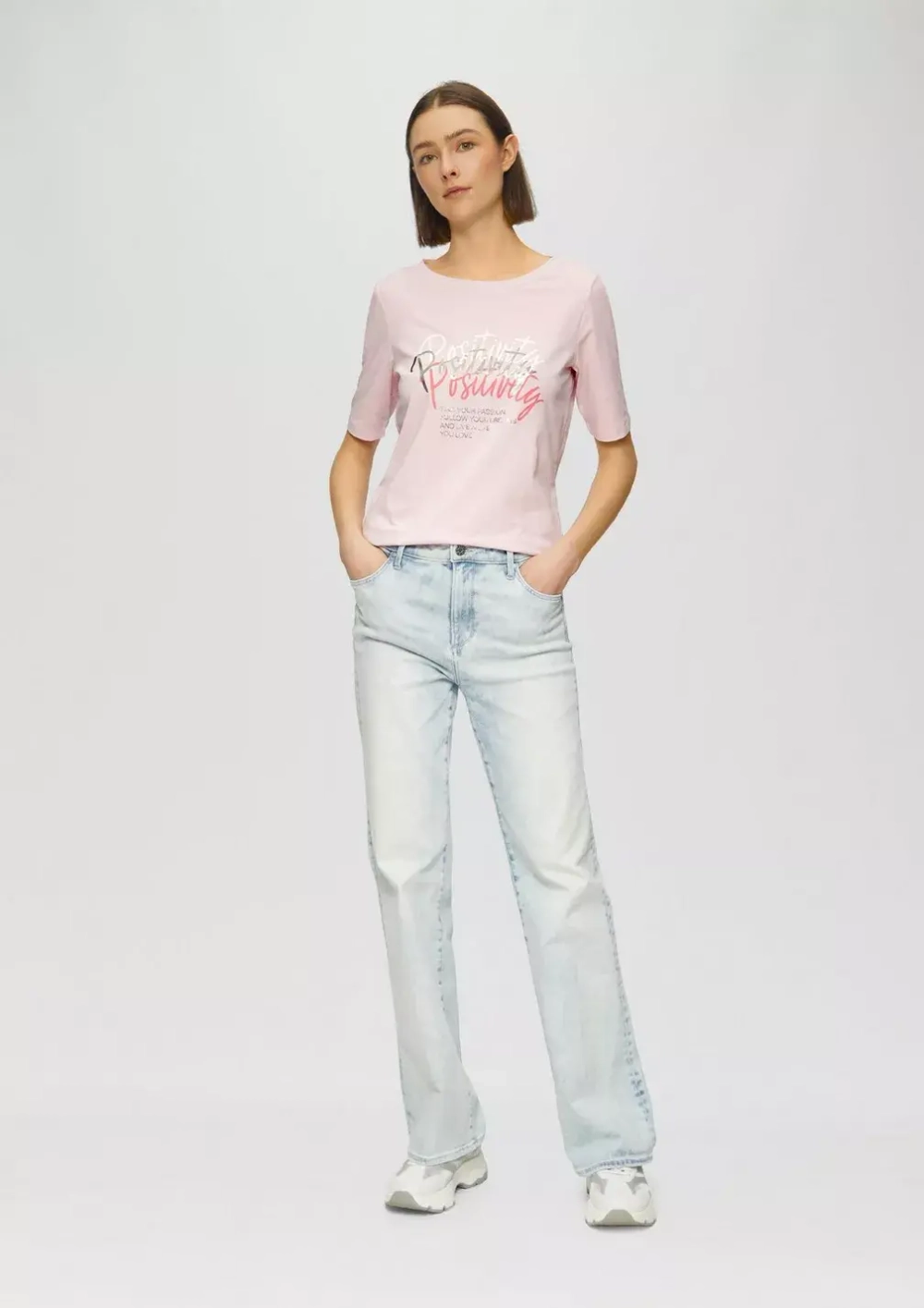 Футболка из джерси Slim Fit с принтом s.Oliver