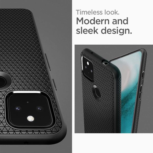 Чехол Spigen Liquid Air Armor для Google Pixel 5a 5G (2021) - Matte Black