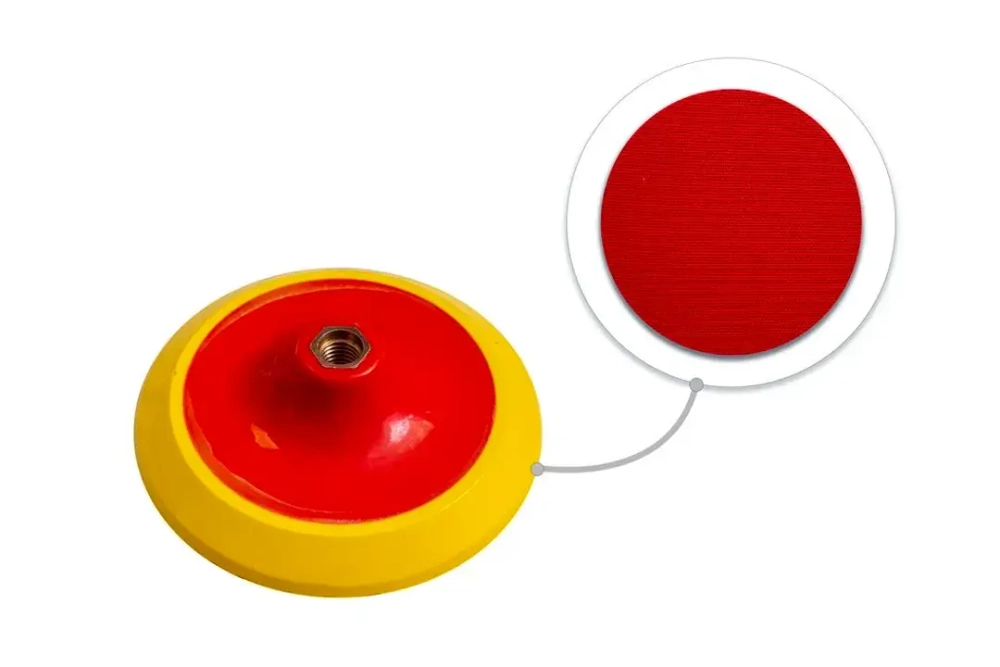 Тарелка опорная с Velcro фиксацией для УШМ (150мм, М14) RockForce##Rock FORCE RF-PSD150P
