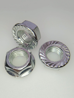 М12 ОЦ.Гайка с фланцем DIN6923 (10 шт)