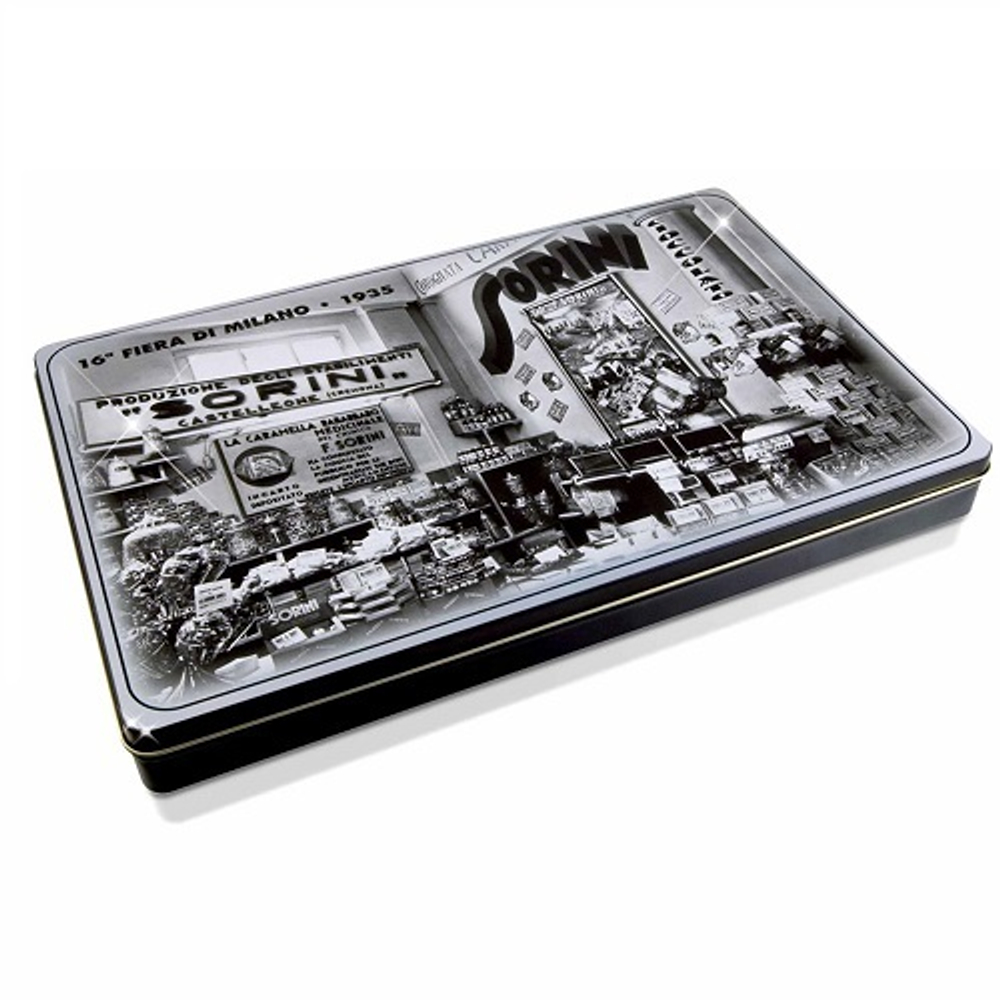 Конфеты Sorini Latta 1935 из молочного шоколада с начинкой крем капучино ретро ж/б 320г