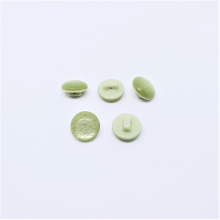 Пуговицы №690, на ножке, 11мм, цв.бл.зеленый (CB M-20)