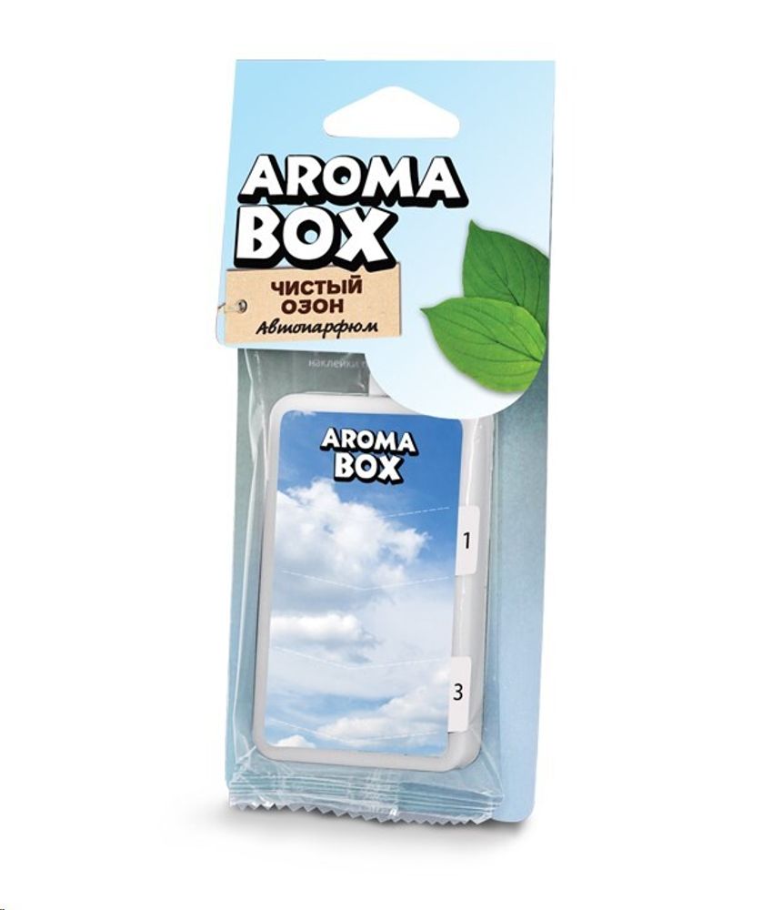 Ароматизатор подвесной  AROMA BOX  Чистый озон (FOUETTE)
