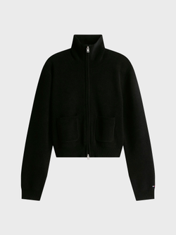 Кардиган Tommy Jeans Chenille Zip Black