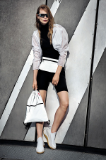 Сумка поясная beltbag flat reflective