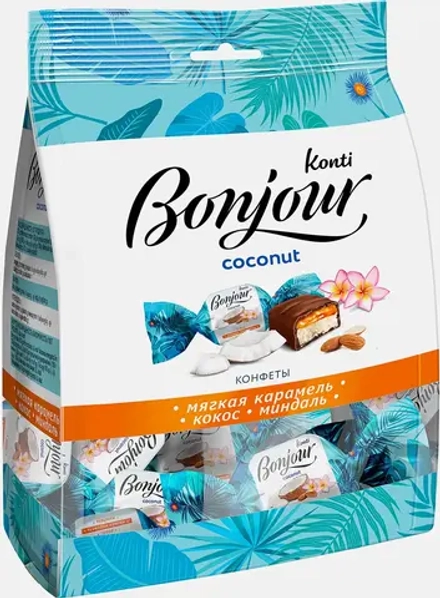 Конфеты Конти coconut Bonjour 200г