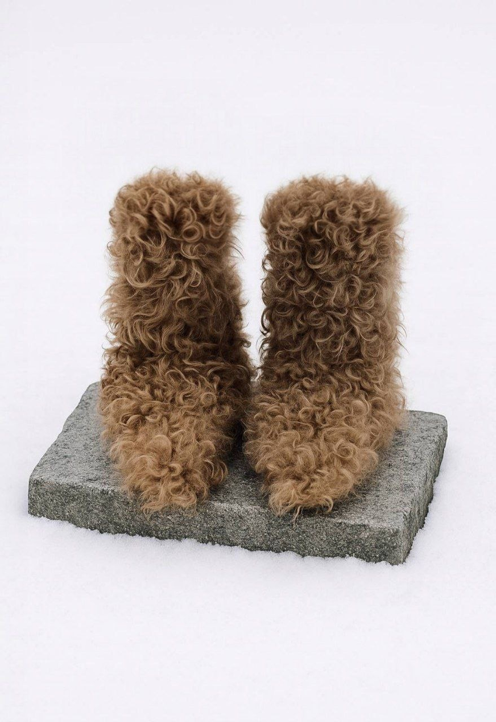 Ботильоны меховые WOOLY