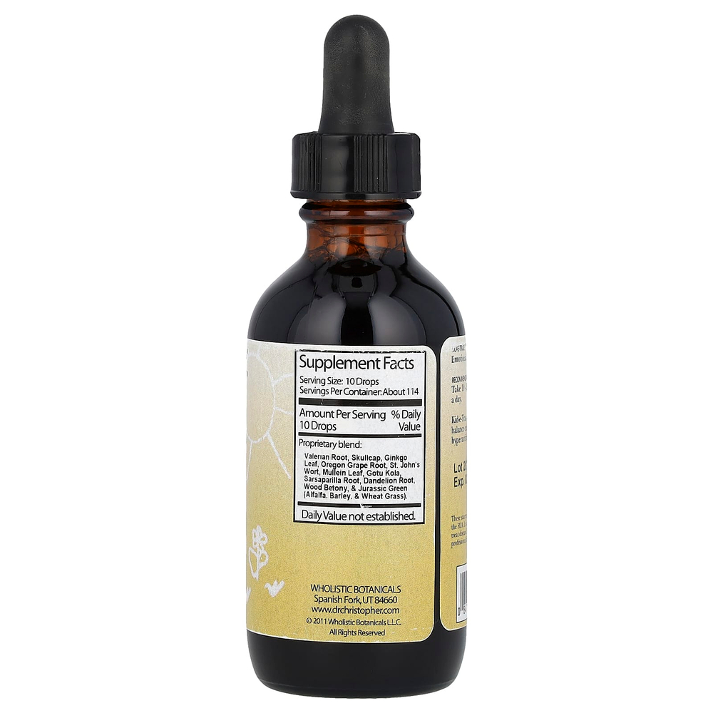 Christopher's Original Formulas, Kid-e-Trac™, детская добавка для эмоционального равновесия, 60 мл (2 жидк. унции)