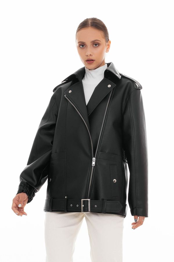 Утепленная косуха Берлин из ЭКОкожи