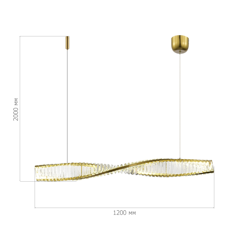 Светильник подвесной ELICA LED 21W 4000K