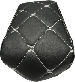 Чехол на штатный подлокотник Лада Приора (белая нить Бабочка)