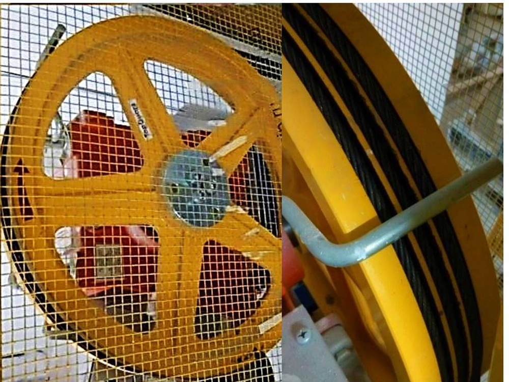 Канатоведущий шкив Ø 560 мм "V"- канавки 3x10 мм B=94 мм, P=16 мм лебедка ITG 134