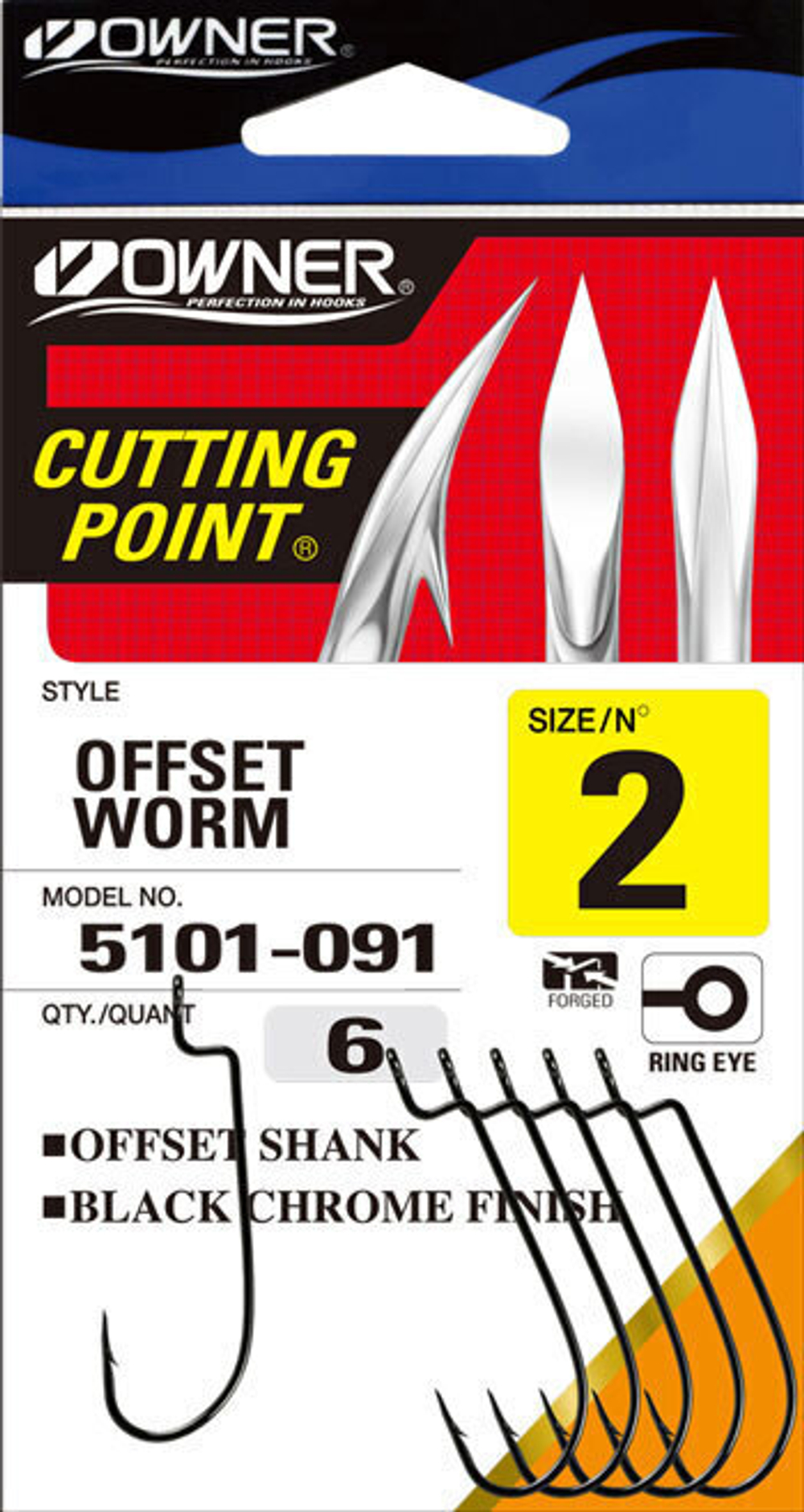 Крючок Owner 5101 №01