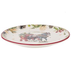 GAEM Тарелка "Олень", L21 W21 H2 см