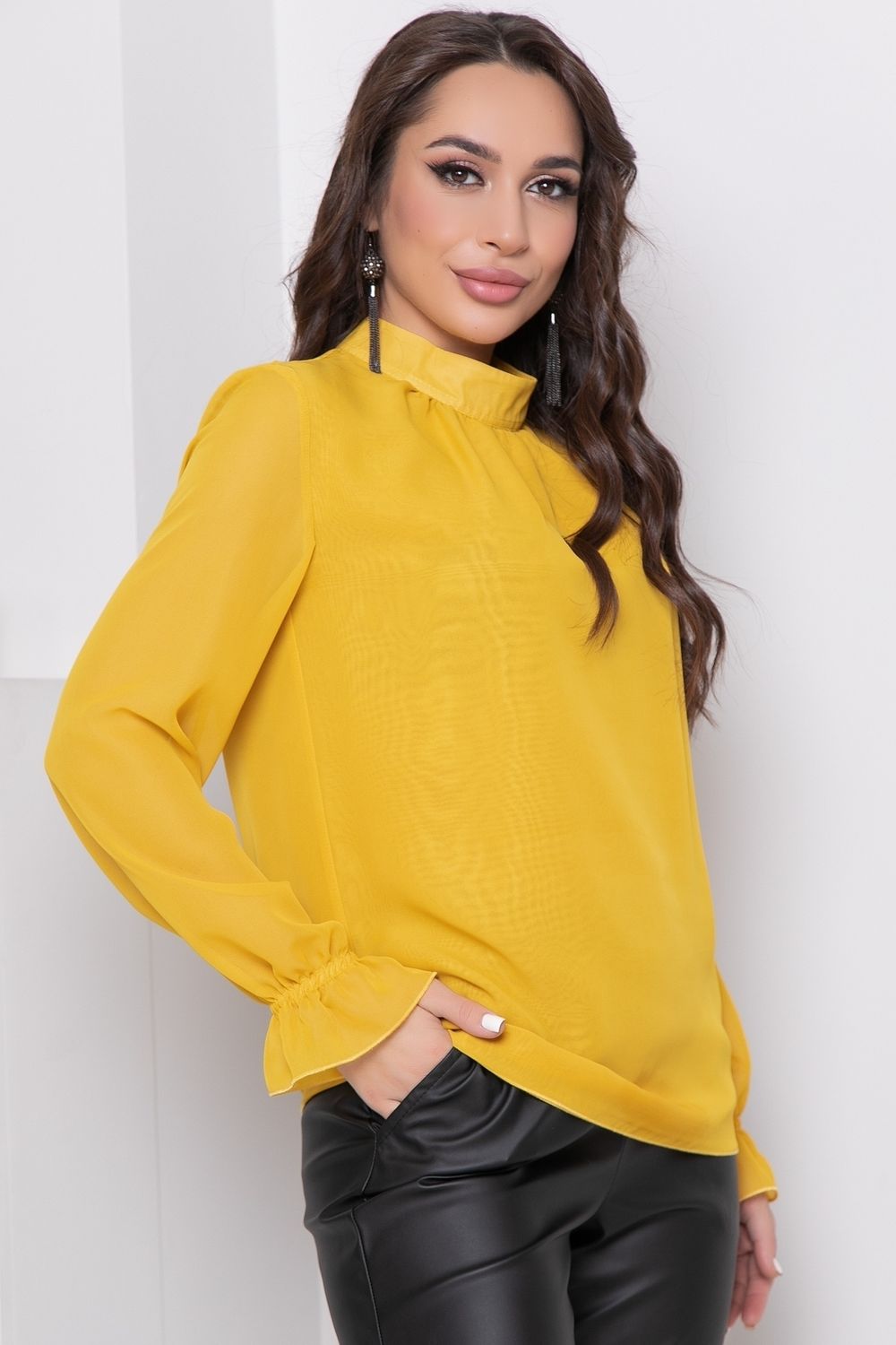 Блуза Супер (горчица) Diolche