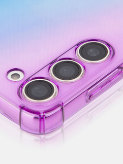 Чехол ROSCO для Samsung Galaxy S23 (арт.SS-S23-HARD-TPU-VIOLET-BLUE )