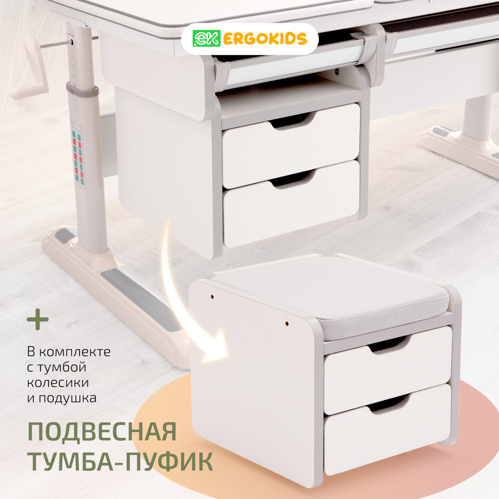 Стол письменный для школьника Ergokids Winnipeg Multicolor BD-630 MAX