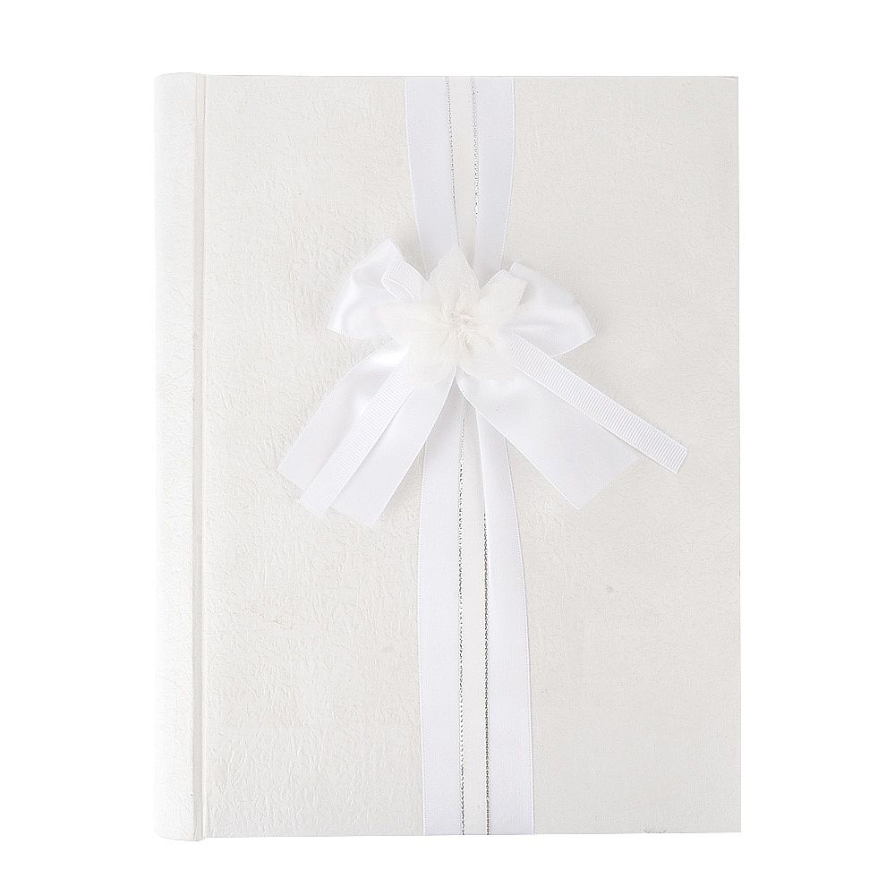 Свадебная книга для записи пожеланий "Белый танец" (16листов) 21*27*2см. (с декоративными стразами)