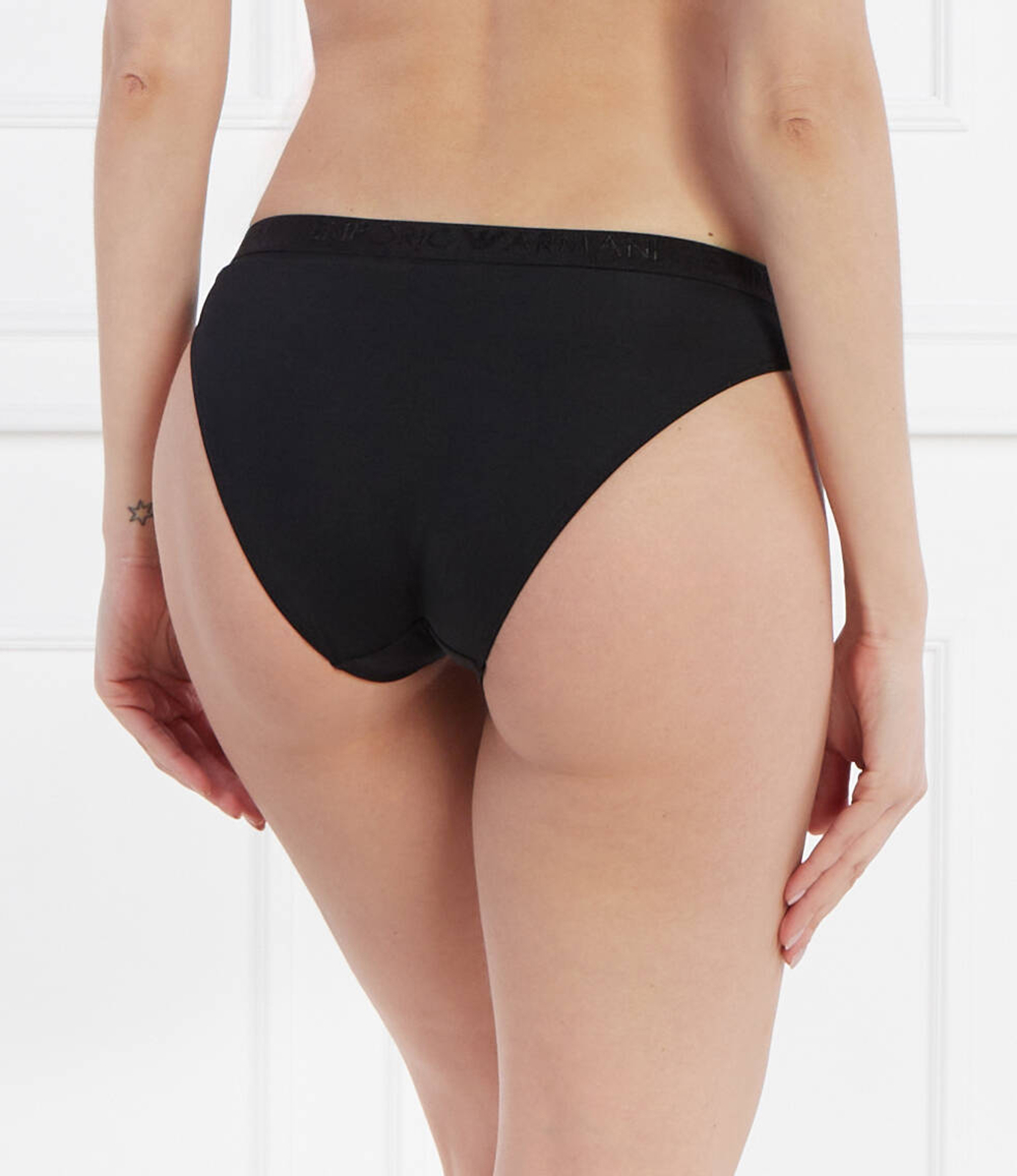 Трусики 2 пары Emporio Armani - черный(163334 4R235)