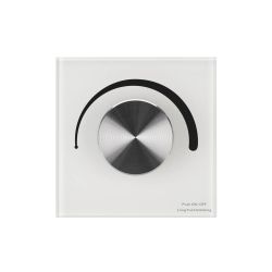 Панель SMART-P37-DIM-IN White (230V, 1.2A, TRIAC, Rotary, 2.4G) (Arlight, IP20 Пластик, 5 лет) 027115