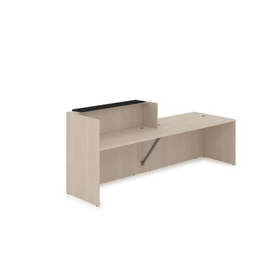 1КРС-КЛ.007.1 Комплект Ресепшн с фартуком HPL (2832*901*1149) (с подсветкой)