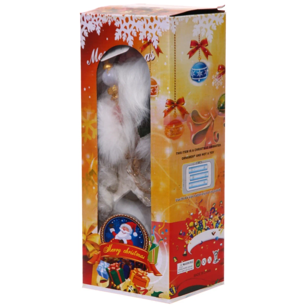 Дед Мороз - Лесовичок «Лесной волшебник» 30 см, Белый