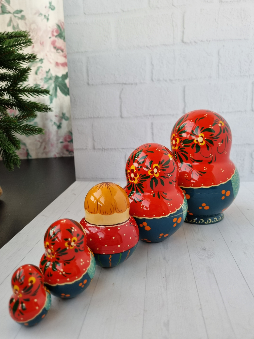 Матрёшка "с курочкой" пузатая 5мест