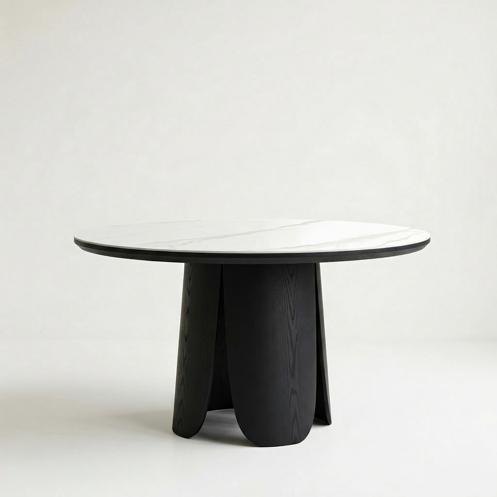 Дизайнерский стол BLOSSOM CERAMIC black