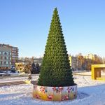 Уличная елка каркасная "Уральская сосна" (Леска) от 4 до 30 м