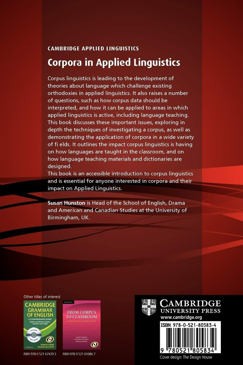 Corpora in Applied Linguistics