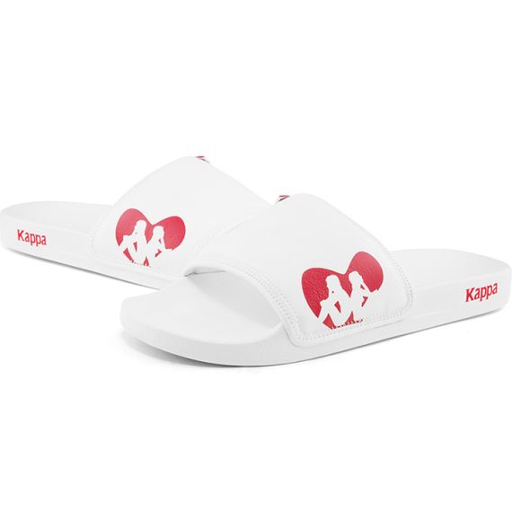 Kappa Outdoor Printed Sport Slippers 'White Red'