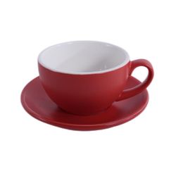 Чайная пара 320 мл красная матовая d 10,7 см h6,4 см Barista (Бариста) P.L. Proff Cuisine [6]