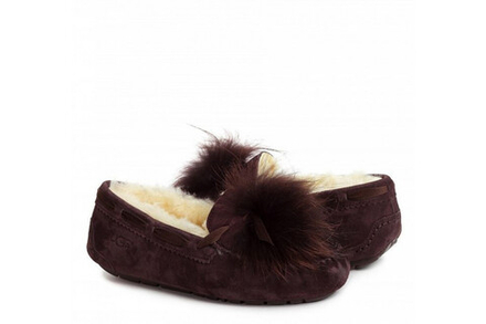 UGG Dakota Pom Pom Chocolate