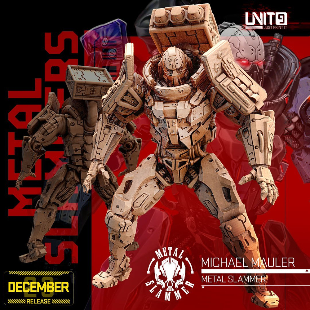 Мальстрём Cyberpunk - Aspect - Metal Slammers gang member Миниатюры 32-56-75mm