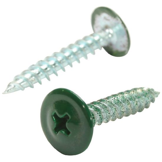 Саморез п/с острый с п/ш RAL 6005 4,2х19 зеленый
